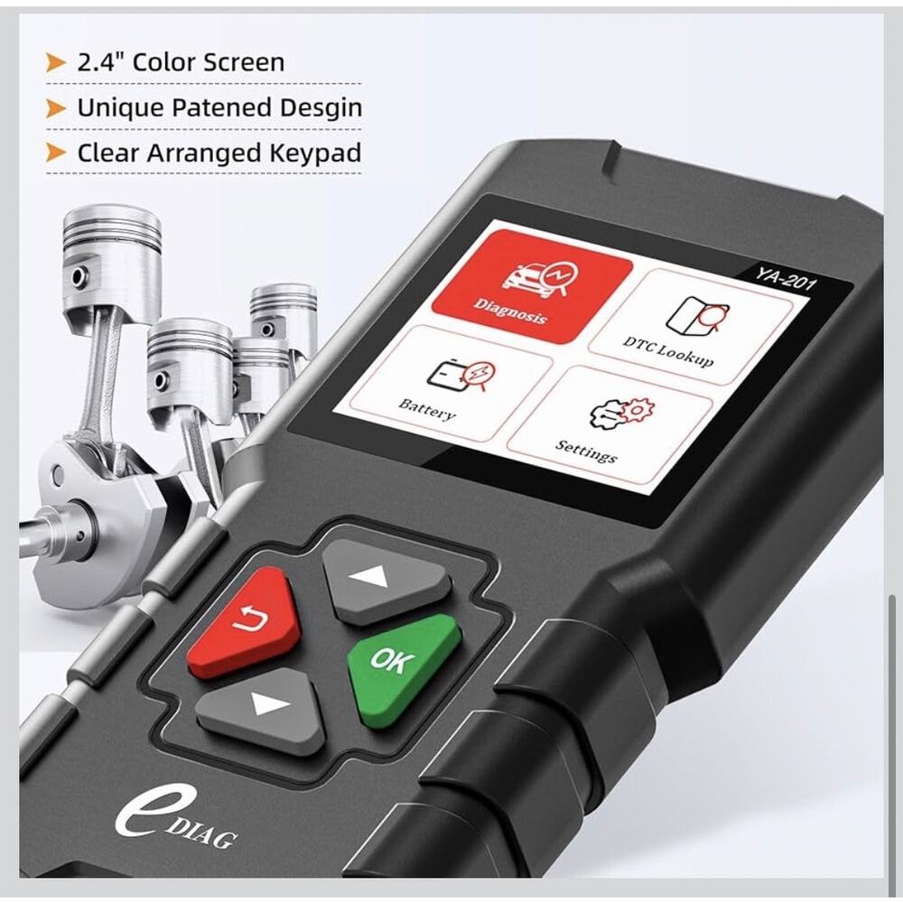 EDIAG YA-201 OBD2 Scanner Code Reader Check Engine Light EVAP O2 - Picture 5 of 8